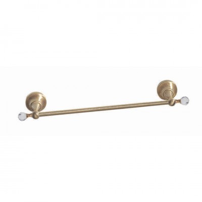 Ibisco Crystal wieszak na ręczniki 55 cm stare złoto RG1152/SBR