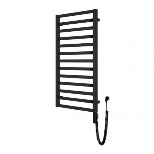 Instal Projekt Poppy grzejnik łazienkowy elektryczny 131x50 cm czarny mat PPY-50/130EC31