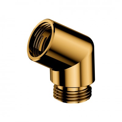 Omnires kolanko do słuchawki prysznicowej złoty połysk T87GL