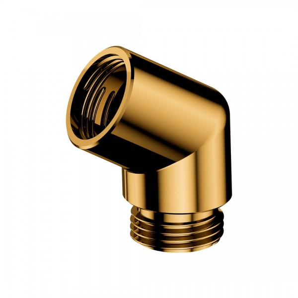 Omnires kolanko do słuchawki prysznicowej złoty połysk T87GL