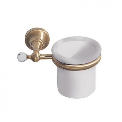 Ibisco Crystal kubek - ceramika stare złoto RG1106/SBR