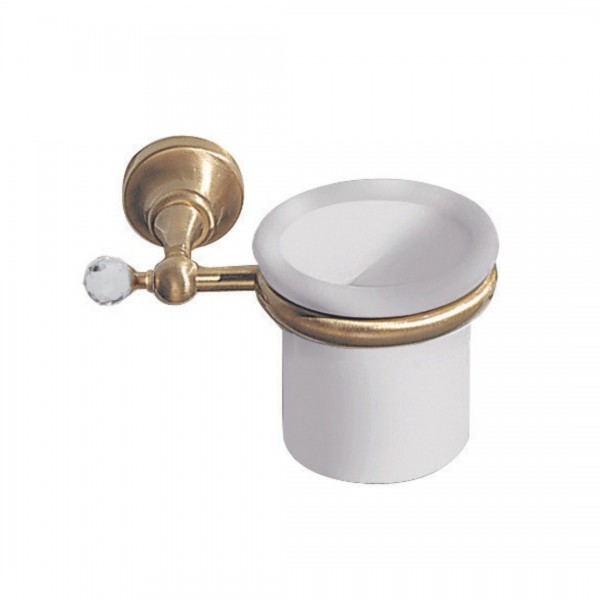 Ibisco Crystal kubek - ceramika stare złoto RG1106/SBR