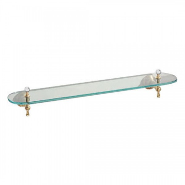 Ibisco Crystal półka stare złoto RG1109/SBR