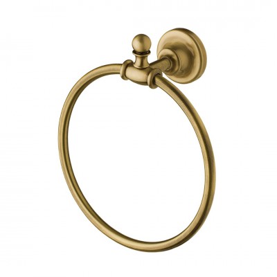 Allpe Perla wieszak na ręcznik ring stare złoto PE015BR
