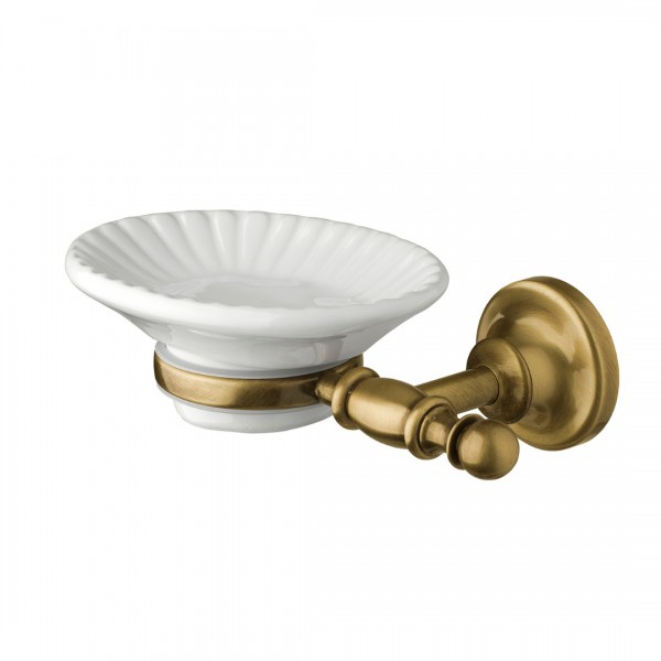 Allpe Perla mydelniczka ceramiczna stare złoto PE106BR