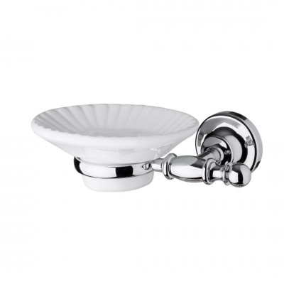 Allpe Perla mydelniczka ceramiczna chrom PE106
