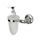 Allpe Perla dozownik na mydło szklany chrom PE008