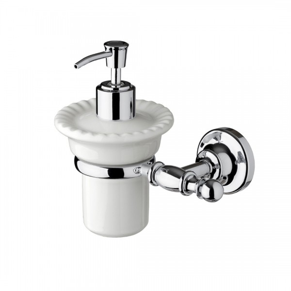 Allpe Perla dozownik na mydło ceramiczny chrom PE108