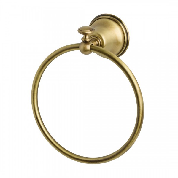 Allpe Harmony wieszak na ręcznik ring stare złoto HA015BR