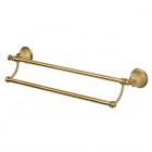 Allpe Harmony wieszak na ręcznik podwójny stare złoto HA012BR