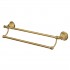 Allpe Harmony wieszak na ręcznik podwójny stare złoto HA012BR