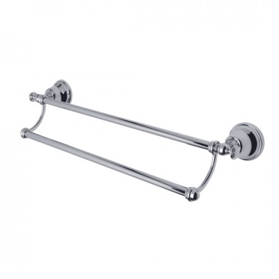 Allpe Harmony wieszak na ręcznik podwójny chrom HA012