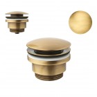Demm korek klik-klak do umywalki okrągły stare złoto 281/BR