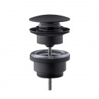 Trend Armatura korek klik-klak do umywalki okrągły czarny mat 050CL/CZAR