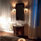 Kerasan Retro lustro 63x116 cm z ramą orzech włoski 731340