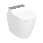 Geberit AquaClean Tuma Comfort urządzenie WC z funkcją higieny intymnej miska stojąca biała/szkło czarne 146.310.SJ.1