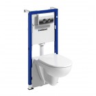 Geberit Duofix Basic Selnova zestaw przycisk chrom 118.339.21.2