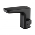 Deante Hiacynt bateria umywalkowa bezdotykowa sensorowa z regulacją temperatury (230/6V) czarny mat BQH N29V