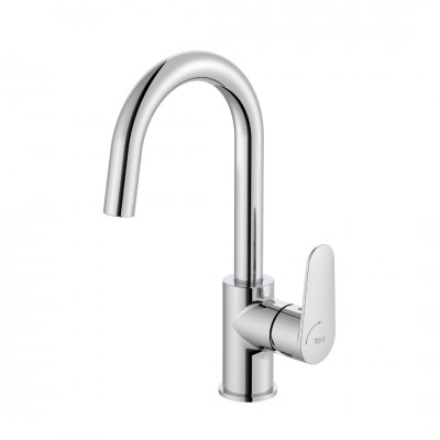 Roca Victoria Plus bateria umywalkowa wysoka Cold Start chrom A5A4A4FC00