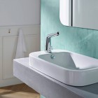 Oras Inspera bateria elektroniczna umywalkowa z regulatorem temperatury zasilanie 6V Bluetooth® 3016F