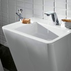 Oras Alessi Sense bateria elektroniczna umywalkowa z regulatorem temperatury zasilanie 6V 8712F