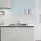 Oras Medipro bateria elektroniczna umywalkowa z regulatorem temperatury zasilanie 9/12V Bluetooth® 5521F