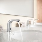 Roca L20-E bateria elektroniczna umywalkowa z regulatorem temperatury zasilanie na baterie A5A5309C00