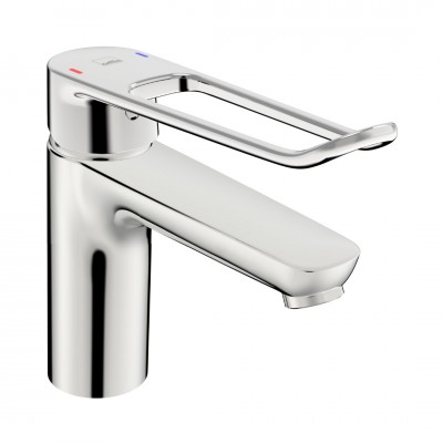 Oras Clinica bateria umywalkowa stojąca bez korka chrom 5619B