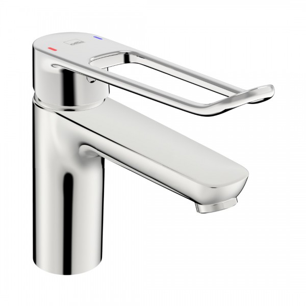 Oras Clinica bateria umywalkowa stojąca bez korka chrom 5619B