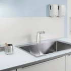 Oras Medipro XL bateria elektroniczna umywalkowa do wody zmieszanej zasilanie 6V Bluetooth® 5552F