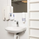 Oras Medipro bateria elektroniczna umywalkowa z regulatorem temperatury zasilanie 9/12V Bluetooth® 5523F