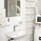 Oras Medipro bateria elektroniczna umywalkowa z regulatorem temperatury zasilanie 9/12V Bluetooth® 5523F