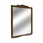 Kerasan Retro lustro 92x116 cm z ramą orzech włoski 734540