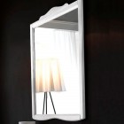 Kerasan Retro lustro 92x116 cm z ramą biały mat 734530