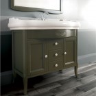 Kerasan Retro lustro 92x116 cm z ramą zielony 734552