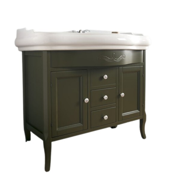 Kerasan Retro szafka podumywalkowa 100 cm zielony 734752