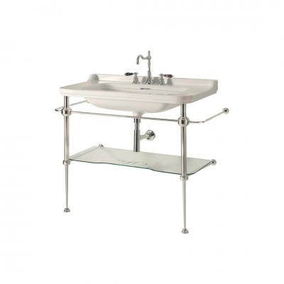 Kerasan Waldorf konsola do umywalki 100 cm chrom 9196K1