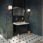 Kerasan Waldorf szafka podumywalkowa 100 cm czarny mat 925531