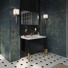 Kerasan Waldorf szafka podumywalkowa 80 cm czarny mat 925631