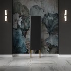 Kerasan Waldorf słupek wiszący 129 cm wiszący czarny mat 925731