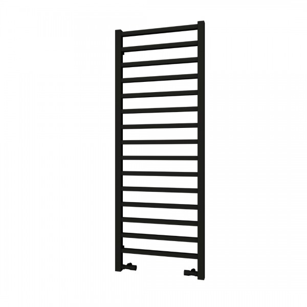 Imers Tell 3 grzejnik łazienkowy 117x43 cm czarny połysk 1132/CZP
