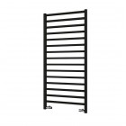 Imers Tell 6 grzejnik łazienkowy 117x53 cm czarny połysk 1162/CZP
