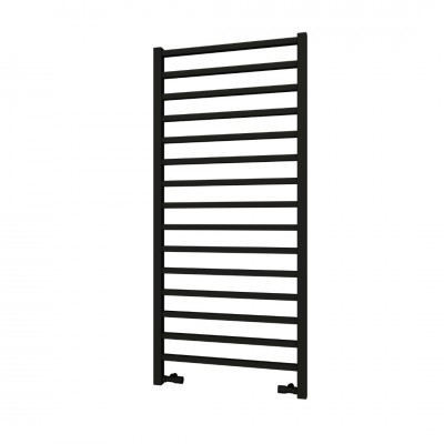 Imers Tell 6 grzejnik łazienkowy 117x53 cm czarny połysk 1162/CZP