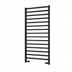 Imers Tell 6 grzejnik łazienkowy 117x53 cm czarny połysk 1162/CZP