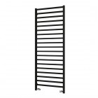 Imers Tell 7 grzejnik łazienkowy 147x53 cm czarny połysk 1172/CZP