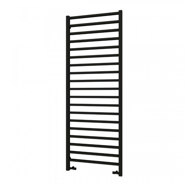 Imers Tell 7 grzejnik łazienkowy 147x53 cm czarny połysk 1172/CZP