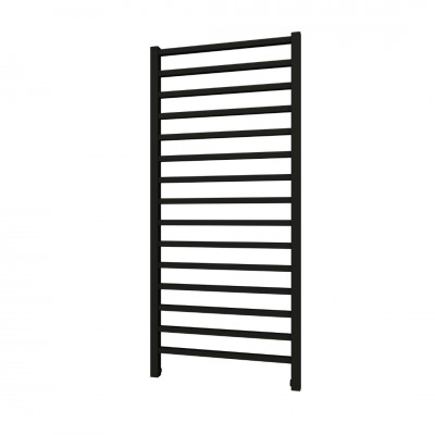 Imers Tell 6 grzejnik łazienkowy 117x53 cm elektryczny czarny połysk 1162/CZP/E