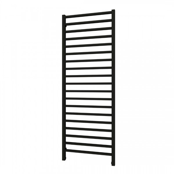 Imers Tell 7 grzejnik łazienkowy 147x53 cm elektryczny czarny połysk 1172/CZP/E