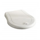 Kerasan Retro deska WC wolnoopadająca biała zawiasy chrom 108901