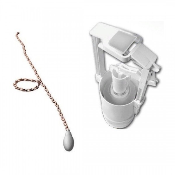 Kerasan mechanizm spłukujący stare złoto 754593